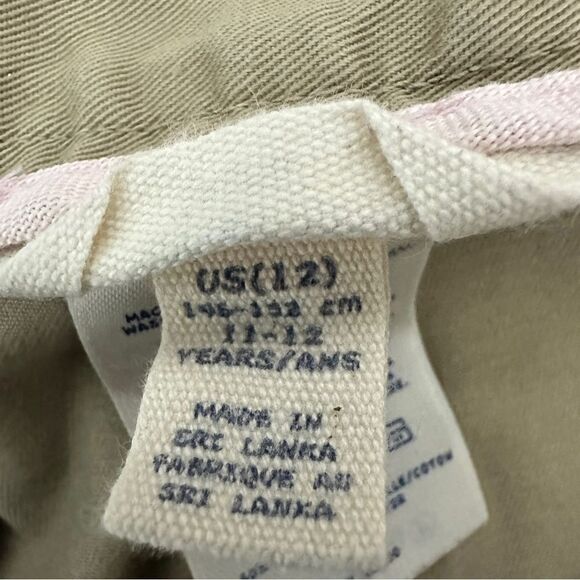 Lands End girls khaki shorts size 12 - Picture 3 of 4